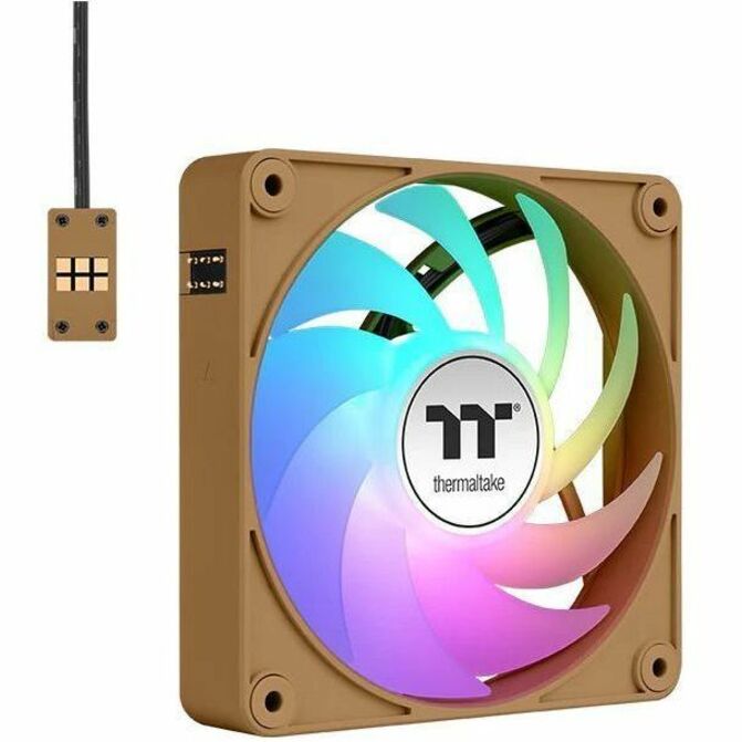Alternate-Image3 Image for Thermaltake CT140 EX ARGB Sync PC Cooling Fan Gravel Sand (3-Fan Pack)