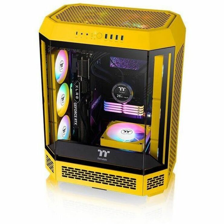 Alternate-Image2 Image for Thermaltake CT120 EX ARGB Sync PC Cooling Fan Bumblebee (3-Fan Pack)