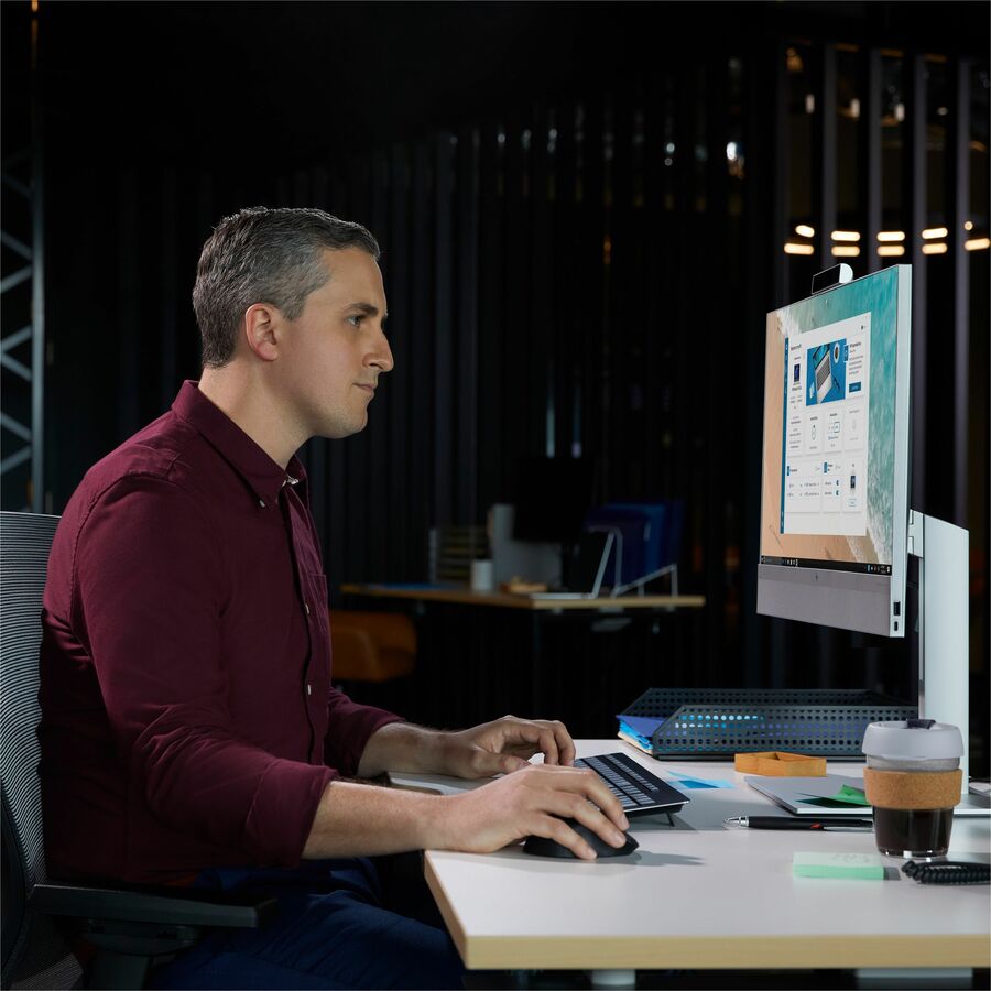 Alternate-Image3 Image for HP EliteOne 840 G9 All-in-One Computer - Intel Core i5 14th Gen i5-14500 - vPro Technology - 16 GB - 512 GB SSD - 23.8" Full HD Touchscreen - Desktop - Silver - Refurbished