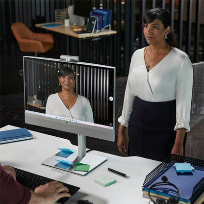 Life-Style Image for HP EliteOne 840 G9 All-in-One Computer - Intel Core i5 14th Gen i5-14500 - vPro Technology - 16 GB - 512 GB SSD - 23.8" Full HD Touchscreen - Desktop - Silver - Refurbished