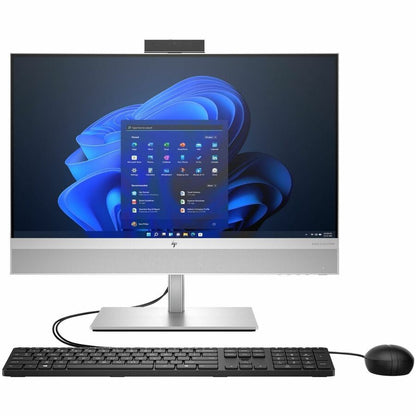 Front Image for HP EliteOne 840 G9 All-in-One Computer - Intel Core i5 14th Gen i5-14500 - vPro Technology - 16 GB - 512 GB SSD - 23.8" Full HD Touchscreen - Desktop - Silver - Refurbished