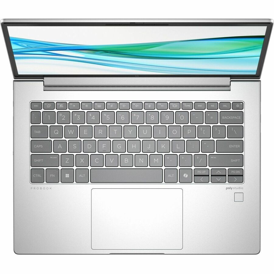 Alternate-Image1 Image for HP ProBook 445 G11 14" Notebook - WUXGA - 60 Hz - AMD Ryzen 5 7535U - 8 GB - 256 GB SSD - Pike Silver