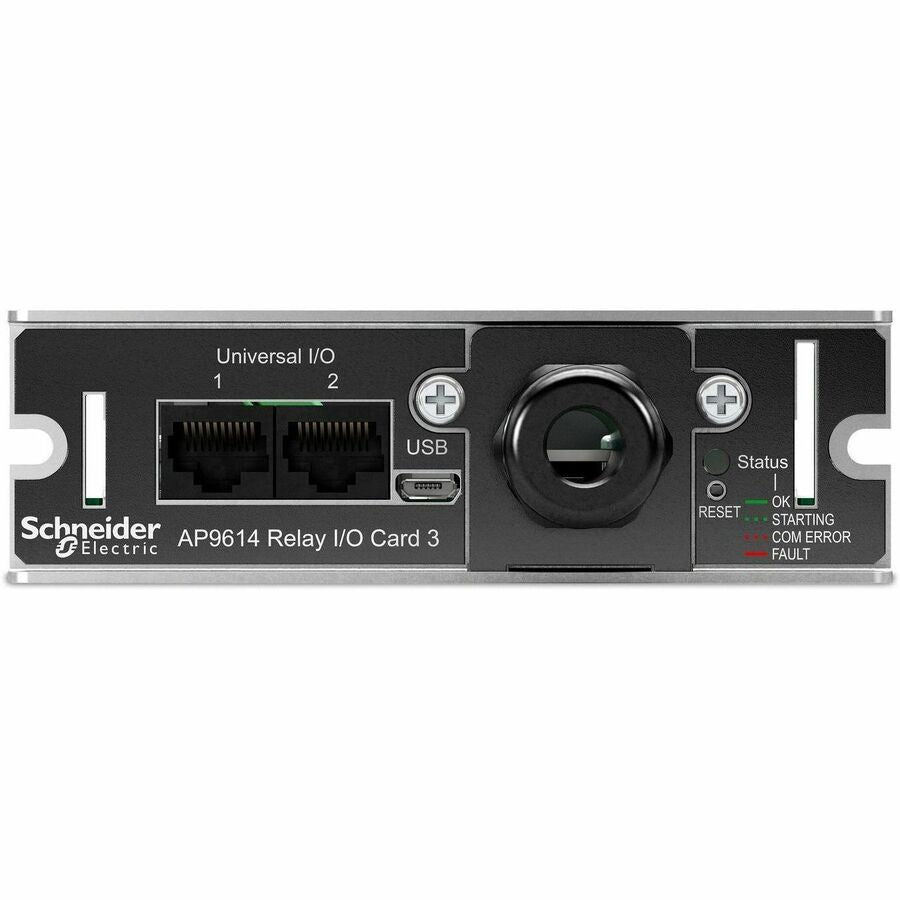 Alternate-Image1 Image for Dry contact, Management Options, Dry Contact I/O Card, monitor external UPS environmental sensors, output relays, and input contacts