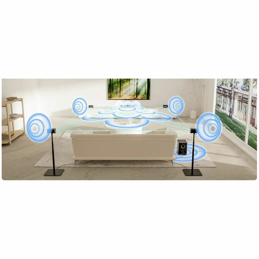 Alternate-Image6 Image for ULTIMEA Poseidon U2620 7.1 Bluetooth Sound Bar Speaker - 460 W RMS - Black