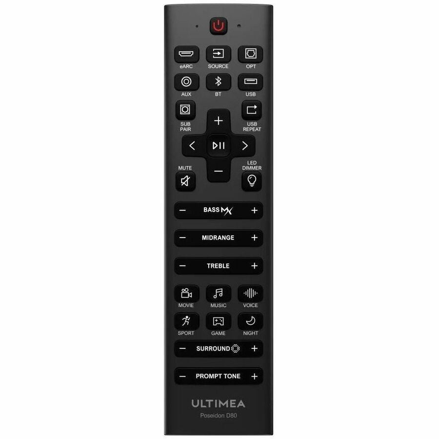 Alternate-Image4 Image for ULTIMEA Poseidon U2620 7.1 Bluetooth Sound Bar Speaker - 460 W RMS - Black