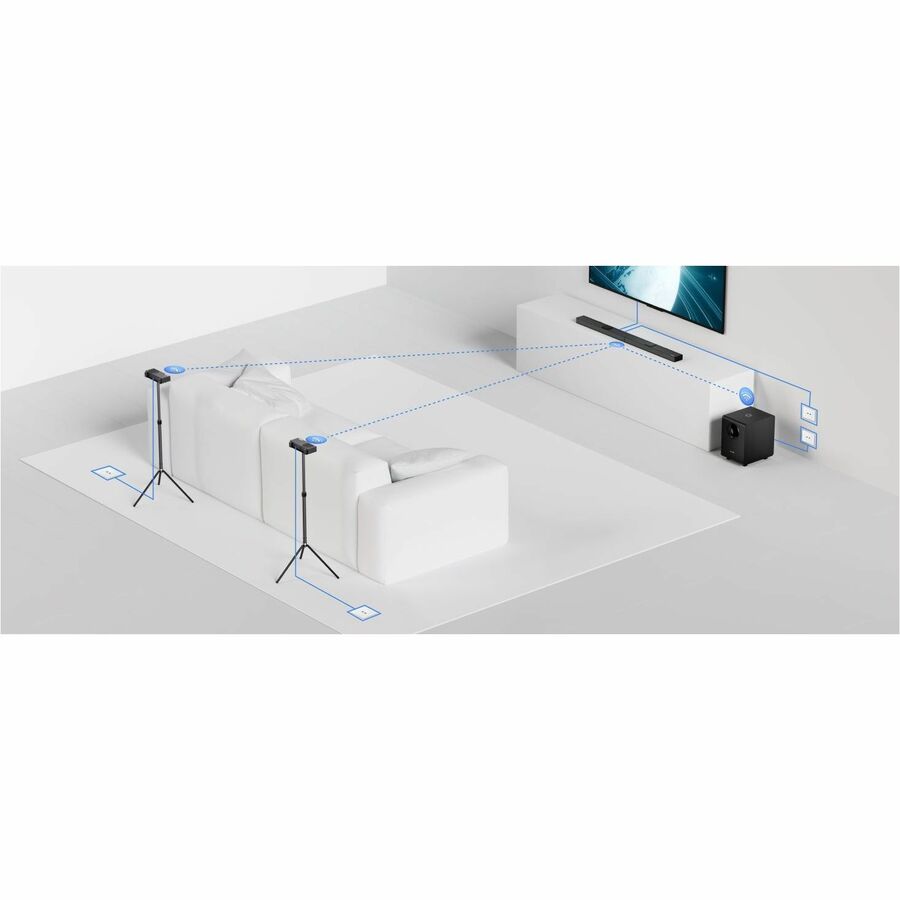 Alternate-Image7 Image for ULTIMEA Nova U4420 7.1.4 Bluetooth Sound Bar Speaker - 740 W RMS