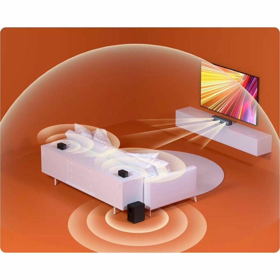 Alternate-Image1 Image for ULTIMEA Poseidon U2520 5.1 Bluetooth Sound Bar Speaker - 410 W RMS - Black