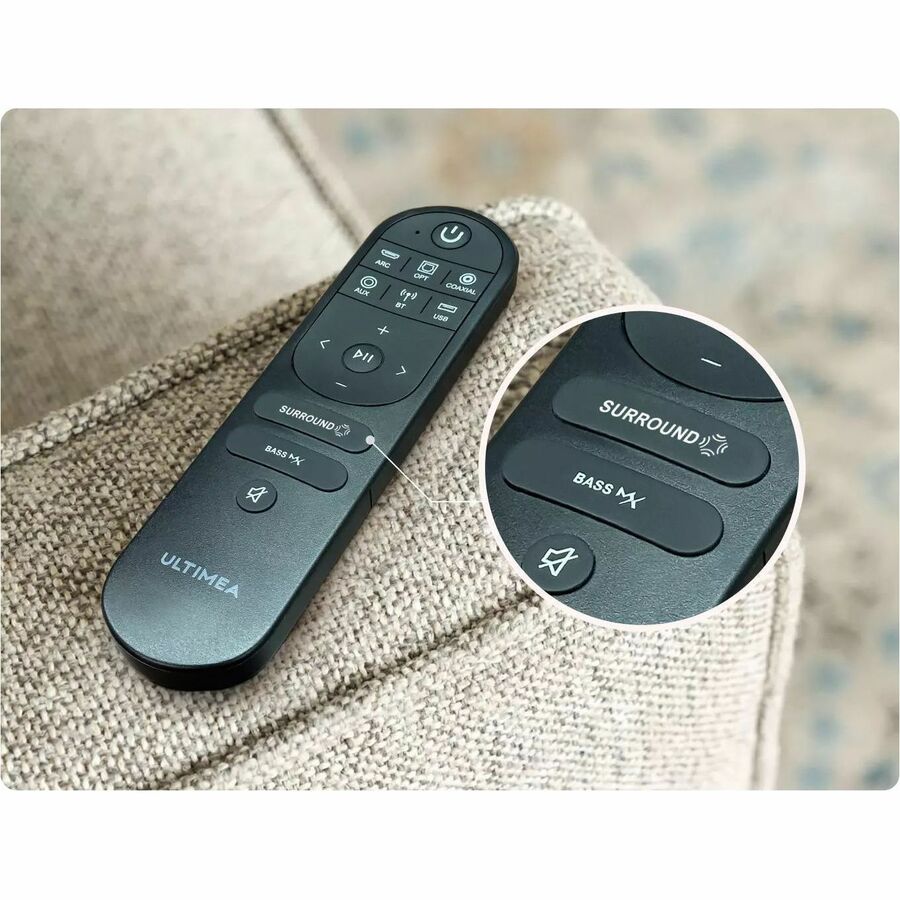 Alternate-Image7 Image for ULTIMEA Poseidon U2520 5.1 Bluetooth Sound Bar Speaker - 410 W RMS - Black