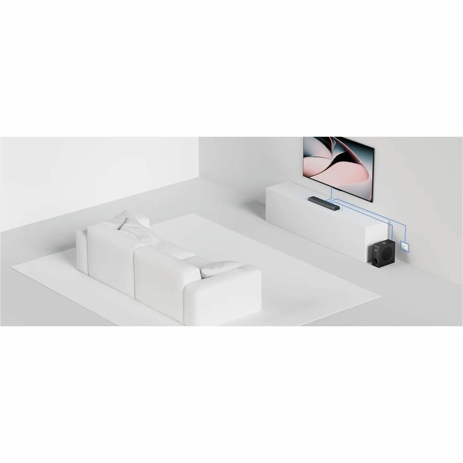 Alternate-Image7 Image for ULTIMEA Nova U2120 2.1 Bluetooth Sound Bar Speaker - 190 W RMS - Black