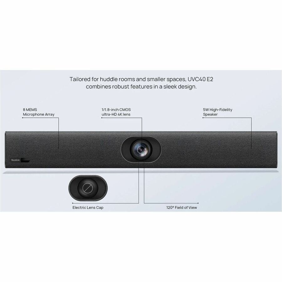 Alternate-Image4 Image for Yealink UVC40 E2 Video Conferencing Camera - USB