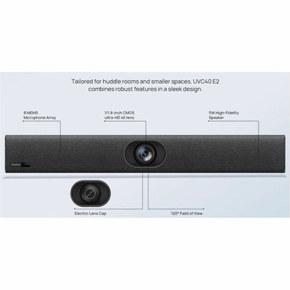 Alternate-Image4 Image for Yealink UVC40 E2 Video Conferencing Camera - USB