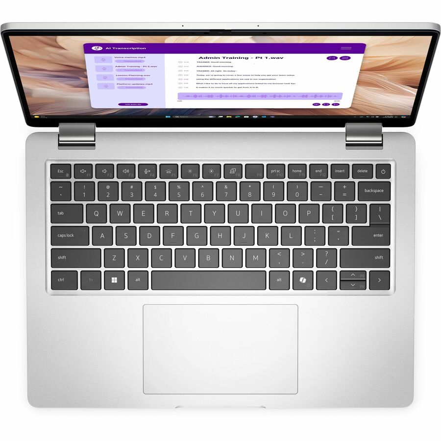 Alternate-Image3 Image for Dell Pro 14 Plus PB14250 14" Clamshell Copilot+ PC Notebook - Full HD Plus - 60 Hz - Intel Core Ultra 5 236V - vPro Technology - 16 GB - 256 GB SSD - English (US) Keyboard - Silver
