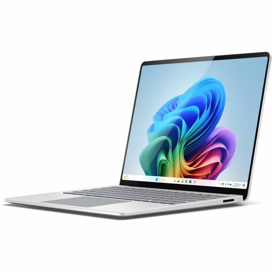 Left Image for Microsoft Surface Laptop 7 13.8" Touchscreen Copilot+ PC Notebook - 120 Hz - Qualcomm Snapdragon X Elite - 32 GB - 512 GB SSD - Platinum