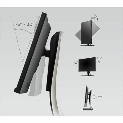 Alternate-Image5 Image for ViewSonic VP2456A 24 Inch 1080p IPS Monitor with Advanced Ergonomics, ColorPro 100% sRGB Rec 709, Pantone Validated, 14-bit 3D LUT, 120Hz, USB, HDMI, DisplayPort, 90W USB C for Home and Office