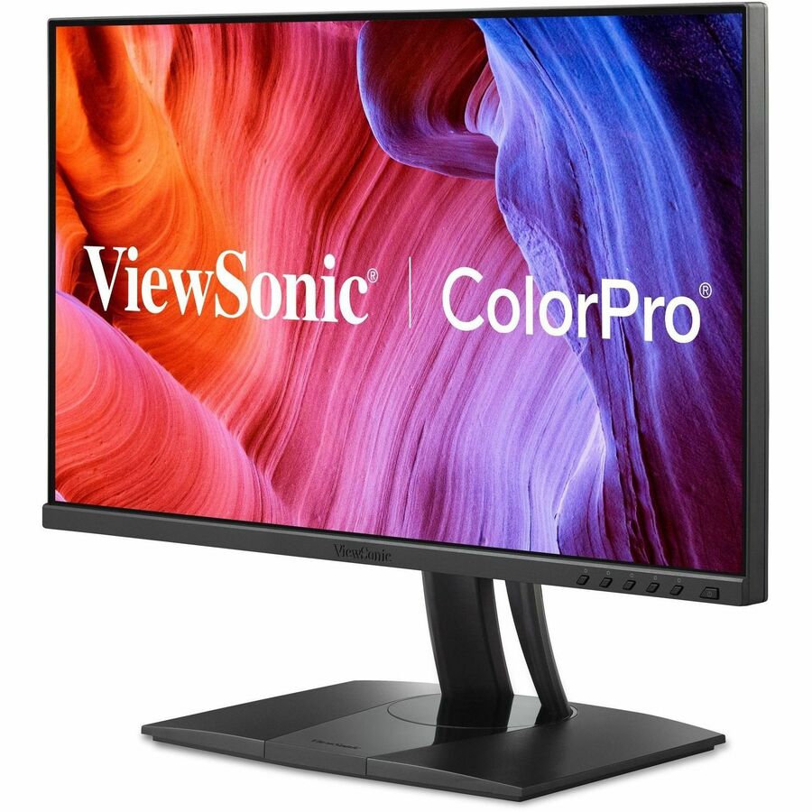 Left Image for ViewSonic VP2456A 24 Inch 1080p IPS Monitor with Advanced Ergonomics, ColorPro 100% sRGB Rec 709, Pantone Validated, 14-bit 3D LUT, 120Hz, USB, HDMI, DisplayPort, 90W USB C for Home and Office