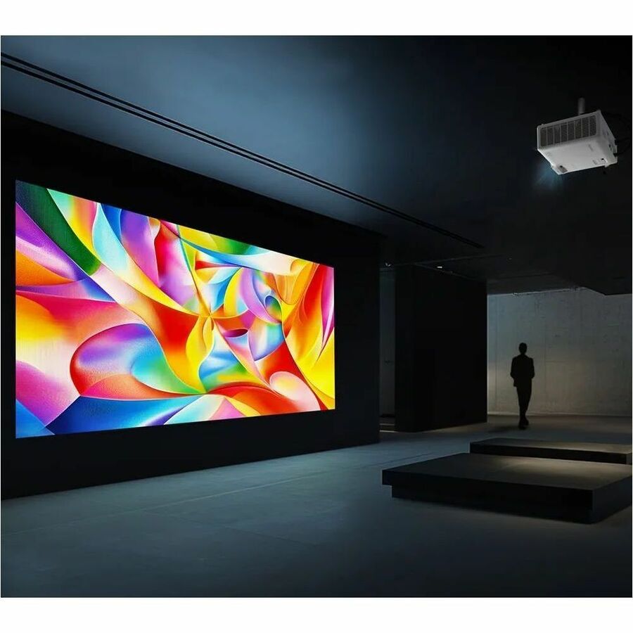 Life-Style Image for ViewSonic LS901-4K UHD 4K Laser Projector with 5500 Lumens, 1.7x Optical Zoom, 4K HDR/HLG Support, 4 Corner Adjustment, H/V Keystone, 360 Degrees Projection for Home Theater and Commercial Venues