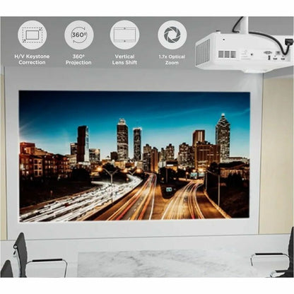 Alternate-Image5 Image for ViewSonic LS901-4K UHD 4K Laser Projector with 5500 Lumens, 1.7x Optical Zoom, 4K HDR/HLG Support, 4 Corner Adjustment, H/V Keystone, 360 Degrees Projection for Home Theater and Commercial Venues