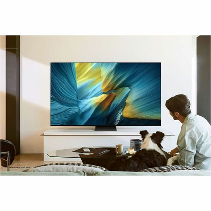 Life-Style Image for Samsung S95F QN83S95FAE 82.5" Smart OLED TV - 4K UHDTV - Graphite Black