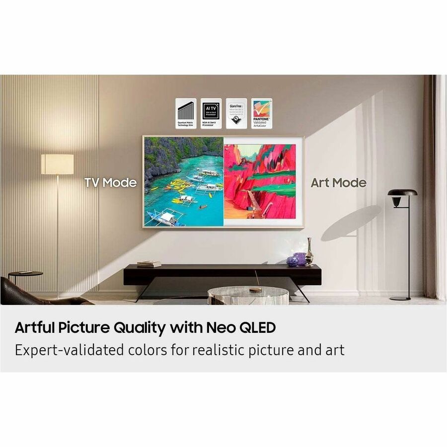Alternate-Image5 Image for Samsung The Frame Pro QN75LS03FWF 74.5" Smart LED-LCD TV - 4K UHDTV - High Dynamic Range (HDR) - Black