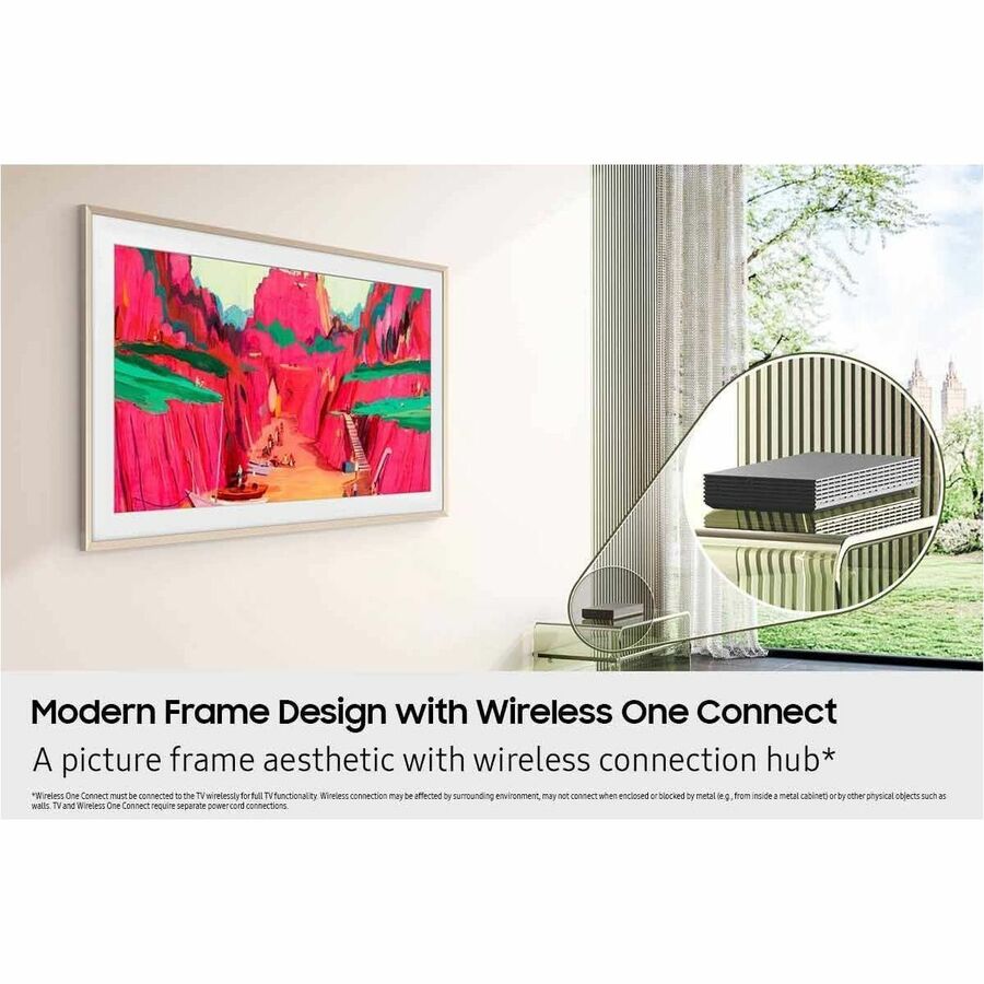 Alternate-Image3 Image for Samsung The Frame Pro QN75LS03FWF 74.5" Smart LED-LCD TV - 4K UHDTV - High Dynamic Range (HDR) - Black