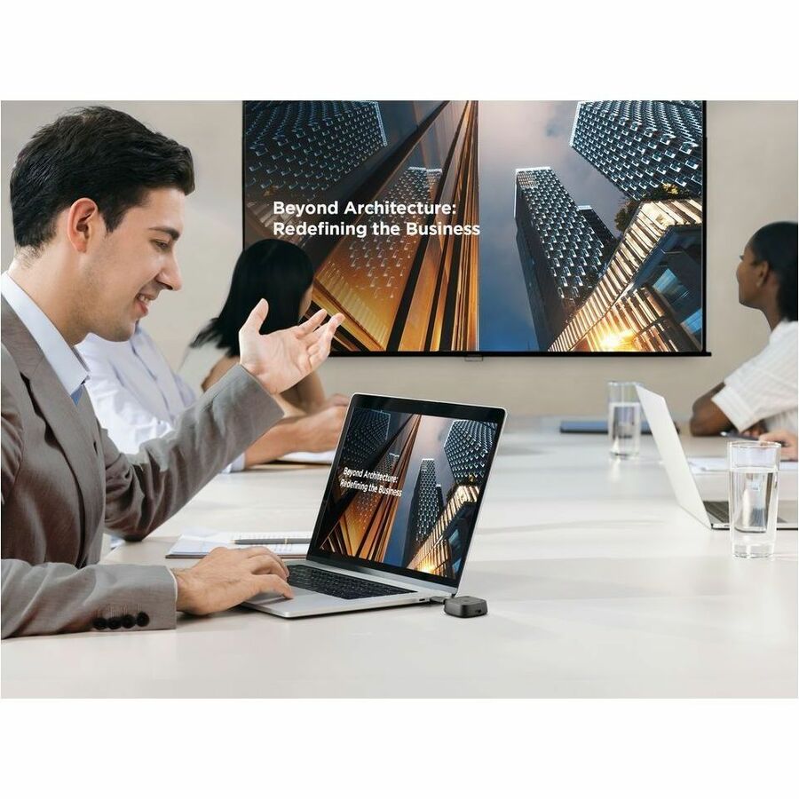Life-Style Image for ViewSonic WPD-900 Wireless Screen Casting Kit with 1080p Full HD, Miracast, and AirPlay Support, USB-C, HDMI, and USB Inputs for Plug-and-Play Functionality