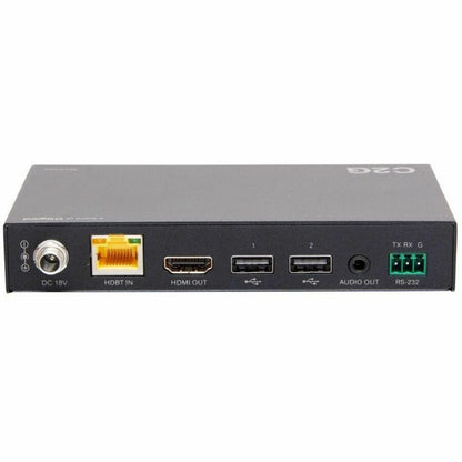 Alternate-Image3 Image for C2G HDMI&reg; HDBaseT + USB-C&reg; Data and Video over Cat Extender Wall Plate Transmitter to Box Receiver - 4K