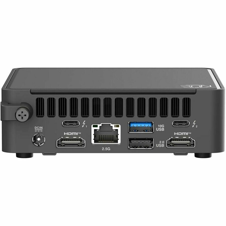 Rear Image for Asus NUC 15 Pro RNUC15CRKC5063CU Desktop Computer - Intel Core 5 210H - 16 GB - 512 GB SSD - Mini PC - Black