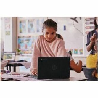 Life-Style Image for HP Fortis G1i 14" Chromebook - HD - Intel N150 - 8 GB - 64 GB Flash Memory - Jet Black - Smart Buy