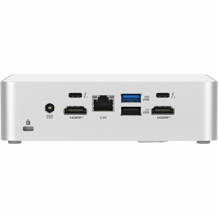 Rear Image for Asus NUC 15 Pro Plus RNUC15CRSU7089AU Desktop Computer - Intel Core Ultra 7 255H - 32 GB - 1 TB SSD - Mini PC - Silver