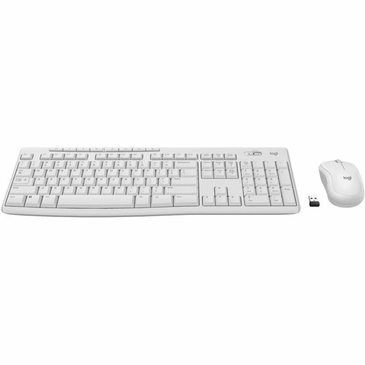 Main Image for Logitech MK270 Wireless Keyboard and Mouse Combo for Windows, 2.4 GHz Wireless, Compact Mouse, 8 Multimedia and Shortcut Keys, Off-White