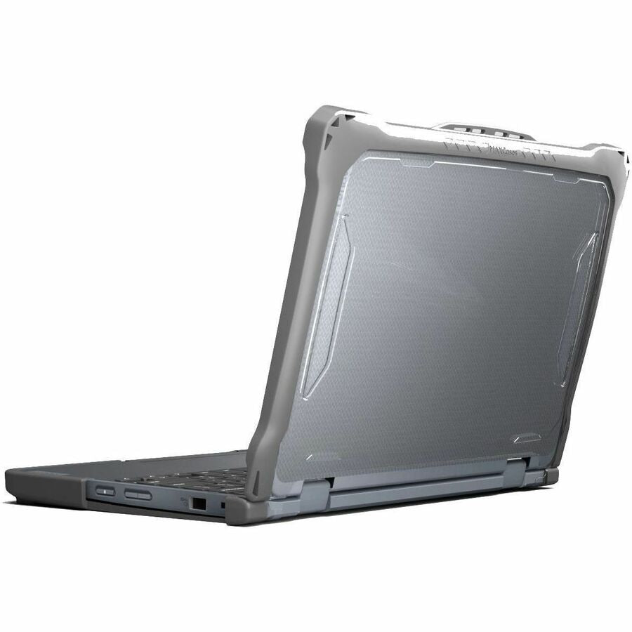 Left Image for MAXCases Extreme Shell-F2 Slide Chromebook Case for Lenovo 500e G4S (300e/500e G3) Chromebook 2:1 11.6" (Grey/Clear)