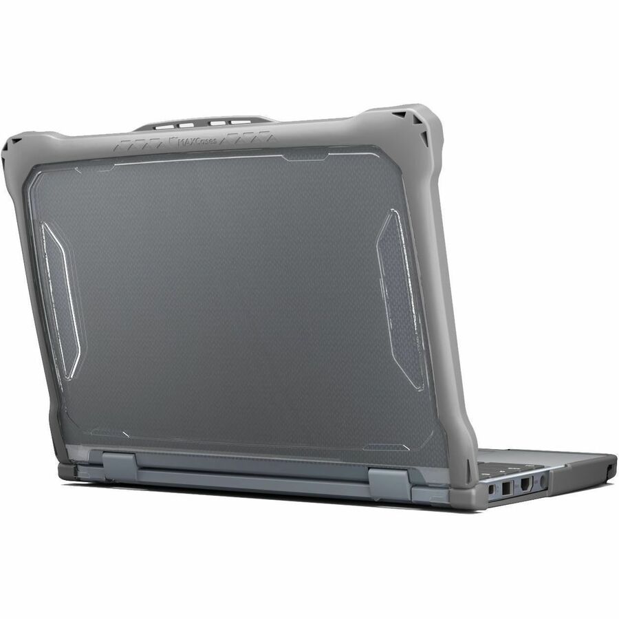Alternate-Image10 Image for MAXCases Extreme Shell-F2 Slide Chromebook Case for Lenovo 500e G4S (300e/500e G3) Chromebook 2:1 11.6" (Grey/Clear)