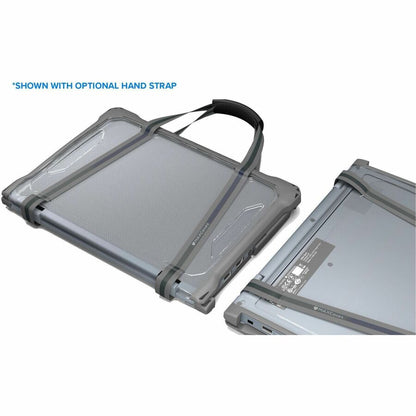 Alternate-Image5 Image for MAXCases Extreme Shell-F2 Slide Chromebook Case for Lenovo 500e G4S (300e/500e G3) Chromebook 2:1 11.6" (Grey/Clear)