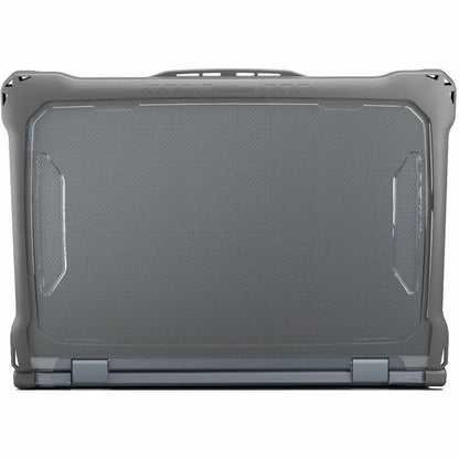 Top Image for MAXCases Extreme Shell-F2 Slide Chromebook Case for Lenovo 500e G4S (300e/500e G3) Chromebook 2:1 11.6" (Grey/Clear)