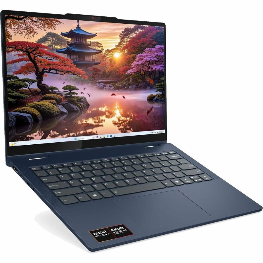 Alternate-Image8 Image for Lenovo IdeaPad 5 14AKP10 83KT001WUS 14" Touchscreen Convertible Copilot+ PC 2 in 1 Notebook - WUXGA - 60 Hz - AMD Ryzen AI 5 340 - 16 GB - 1 TB SSD - English Keyboard - Cosmic Blue