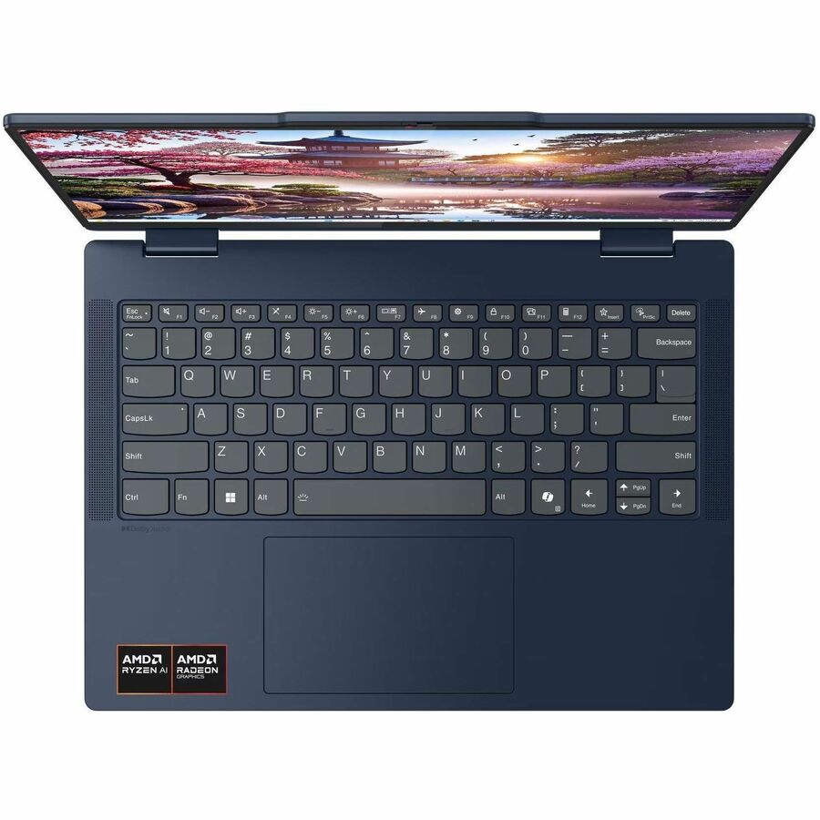 Alternate-Image2 Image for Lenovo IdeaPad 5 14AKP10 83KT001WUS 14" Touchscreen Convertible Copilot+ PC 2 in 1 Notebook - WUXGA - 60 Hz - AMD Ryzen AI 5 340 - 16 GB - 1 TB SSD - English Keyboard - Cosmic Blue