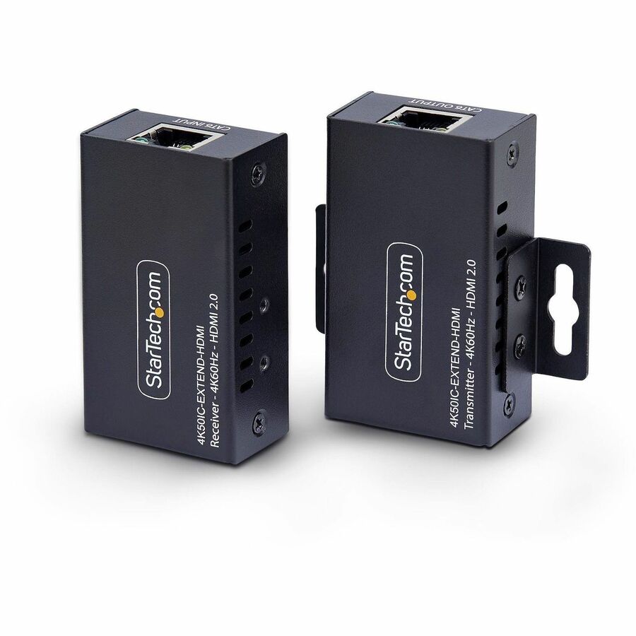 Alternate-Image7 Image for StarTech.com HDMI Extender Over CAT5e/CAT6, 4K 60Hz, Up to 200ft (60m), Transmitter and Receiver Kit, Power Over Cable