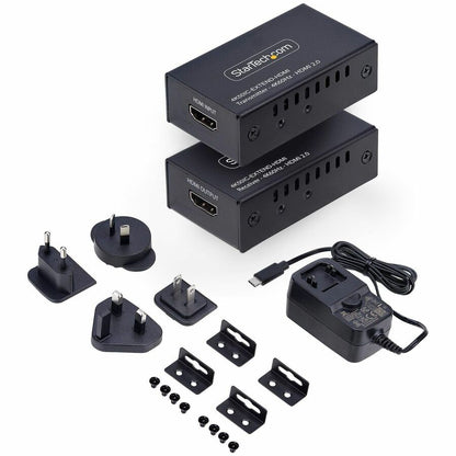 Alternate-Image8 Image for StarTech.com HDMI Extender Over CAT5e/CAT6, 4K 60Hz, Up to 200ft (60m), Transmitter and Receiver Kit, Power Over Cable