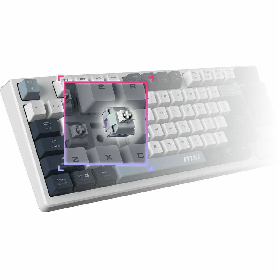 Alternate-Image2 Image for MSI FORGE GK600 TKL Tri-Mode Wireless Keyboard