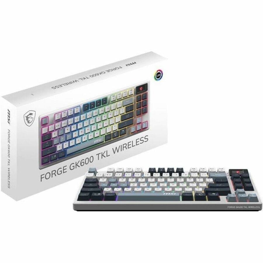 Alternate-Image1 Image for MSI FORGE GK600 TKL Tri-Mode Wireless Keyboard
