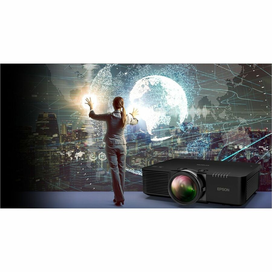 Alternate-Image8 Image for Epson PowerLite L695SE Short Throw 3LCD Projector - 21:9 - Ceiling Mountable - Black
