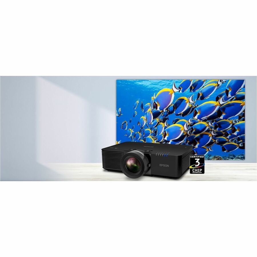 Alternate-Image6 Image for Epson PowerLite L695SU Short Throw 3LCD Projector - 21:9 - Wall Mountable, Ceiling Mountable - Black