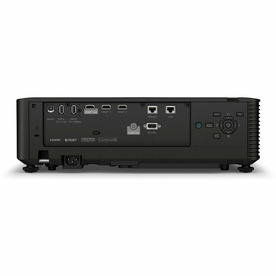 Rear Image for Epson PowerLite L695SU Short Throw 3LCD Projector - 21:9 - Wall Mountable, Ceiling Mountable - Black