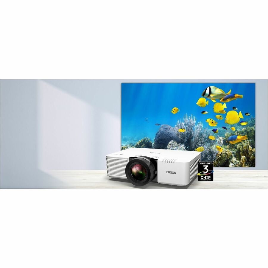 Alternate-Image6 Image for Epson PowerLite L690SU Short Throw 3LCD Projector - 21:9 - Wall Mountable, Ceiling Mountable - White