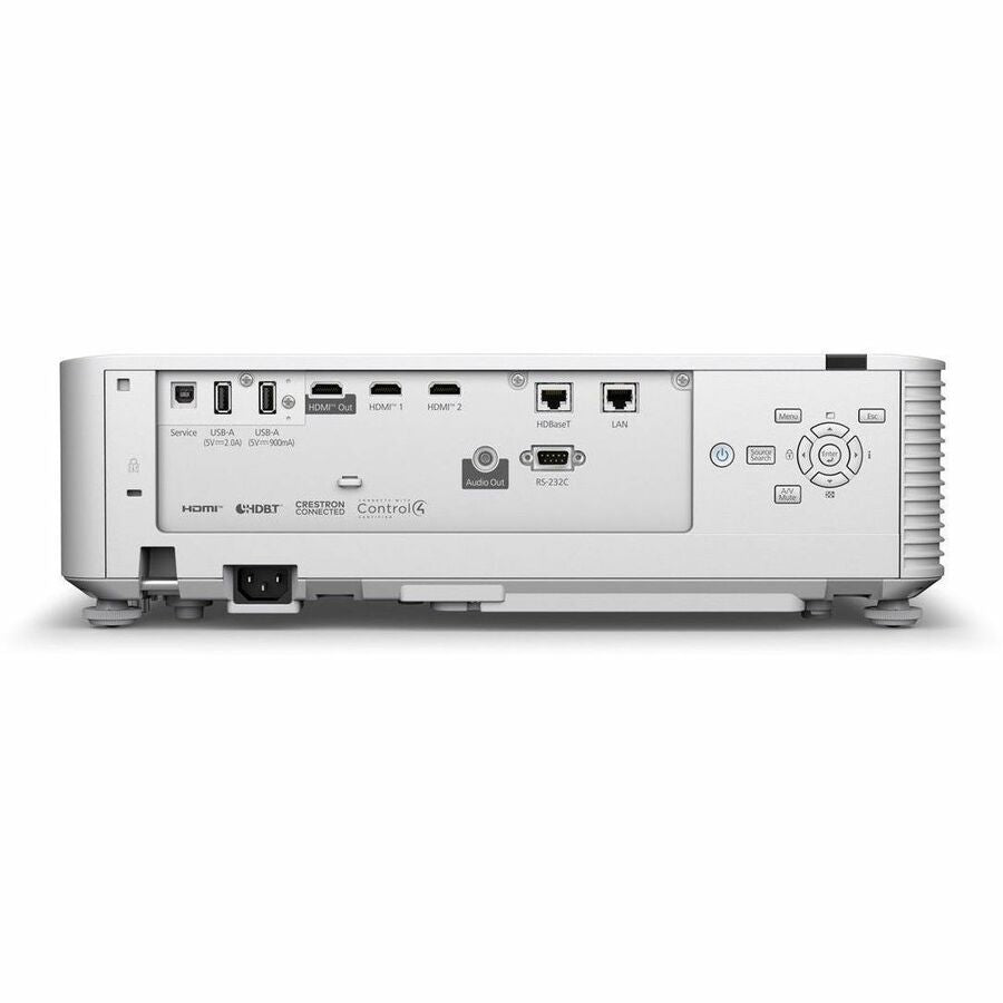 Rear Image for Epson PowerLite L690SU Short Throw 3LCD Projector - 21:9 - Wall Mountable, Ceiling Mountable - White