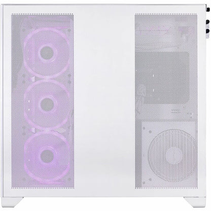 Left Image for CLX SET Gaming Desktop Computer - AMD Ryzen 7 7800X3D - 64 GB - 6 TB HDD - 2 TB SSD - Mid-tower - White