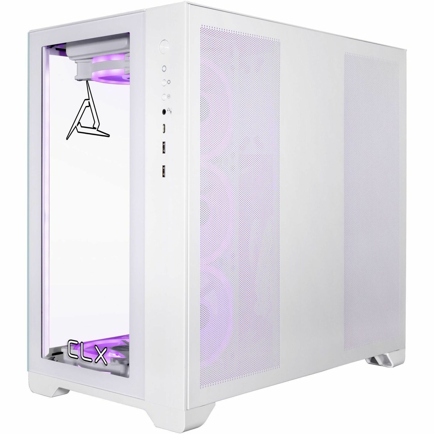 Main Image for CLX SET Gaming Desktop Computer - AMD Ryzen 7 7800X3D - 64 GB - 6 TB HDD - 2 TB SSD - Mid-tower - White