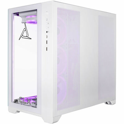 Main Image for CLX SET Gaming Desktop Computer - AMD Ryzen 7 7800X3D - 64 GB - 6 TB HDD - 2 TB SSD - Mid-tower - White