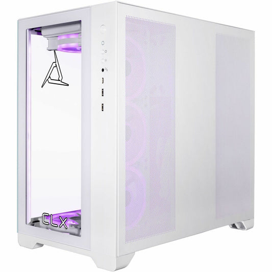 Main Image for CLX SET Gaming Desktop Computer - AMD Ryzen 7 7800X3D - 64 GB - 6 TB HDD - 2 TB SSD - Mid-tower - White