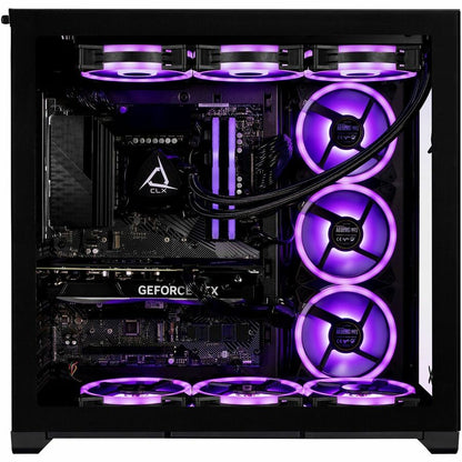 Right Image for CLX SET Gaming Desktop Computer - Intel Core i9 14th Gen i9-14900KF - 64 GB - 6 TB HDD - 2 TB SSD - Mid-tower - Black